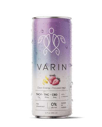 10mg THC + THCV Clean Energy Drink- Pink Strawburst