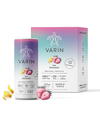 Non-Intoxicating. CBDV Functional Energy Drink (0mg THC)- Pink Strawburst